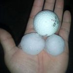 Golf ball size hail