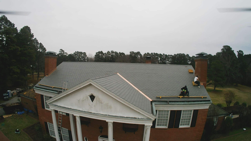 DaVinci evergreen single-width slate house pic